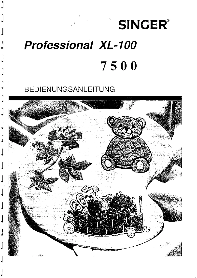 Image de la première page du manuel de l'appareil Professional XL-100
