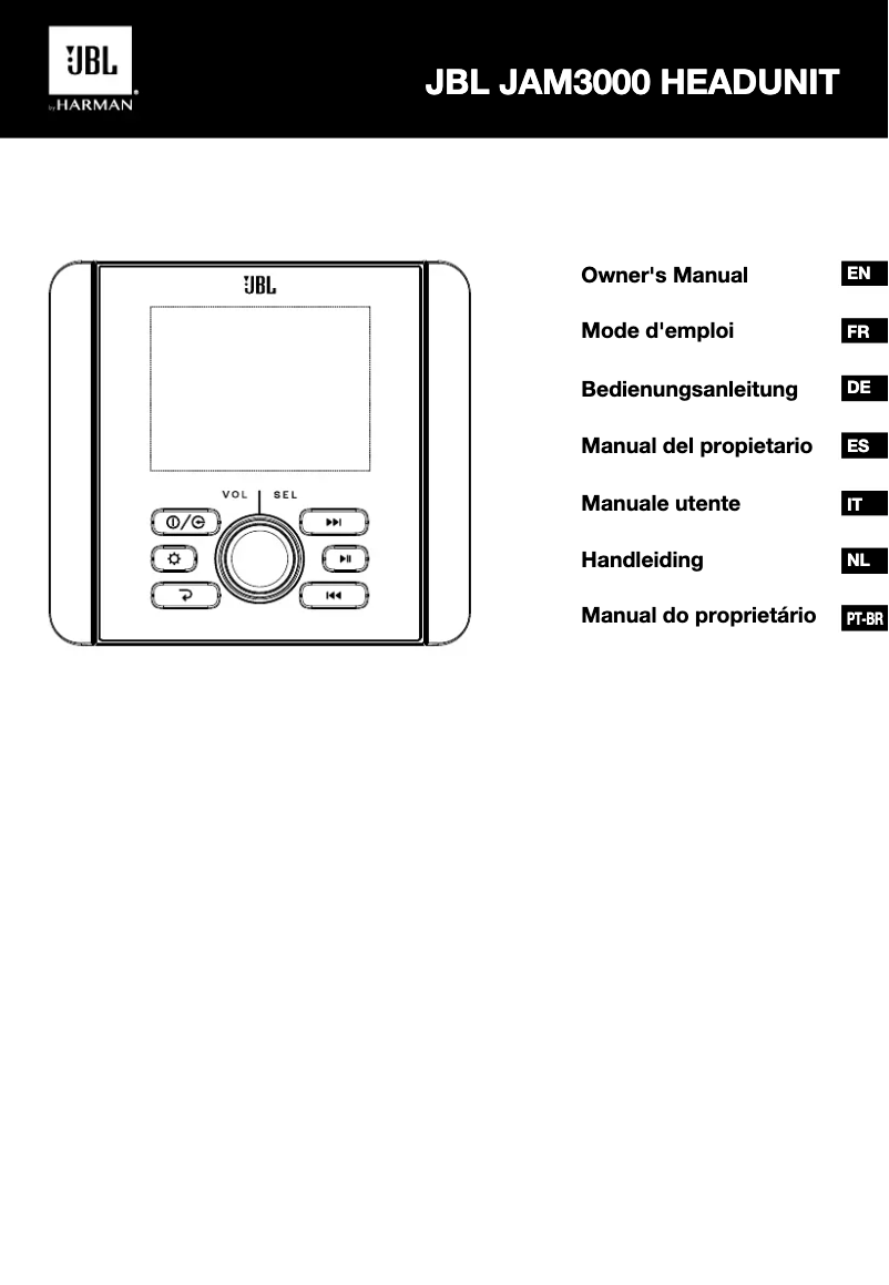 Page 1 de la notice Manuel utilisateur JBL JAM3000