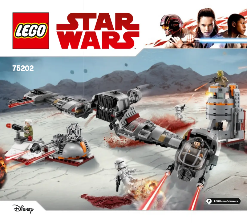 Page 1 de la notice Manuel utilisateur Lego Star Wars 75202