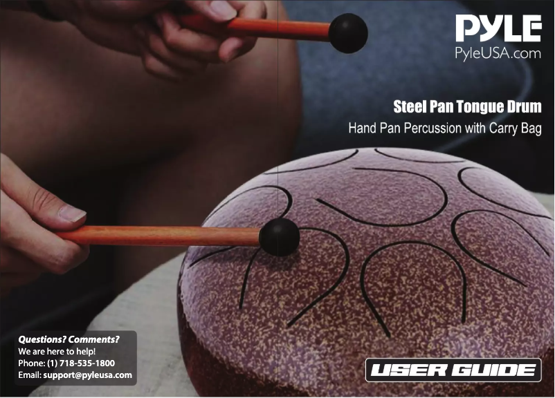 Page n°1 - Manuel utilisateur Pyle PHDRUM84