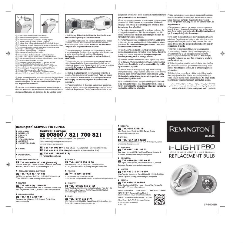 Image de la première page du manuel de l'appareil SP6000