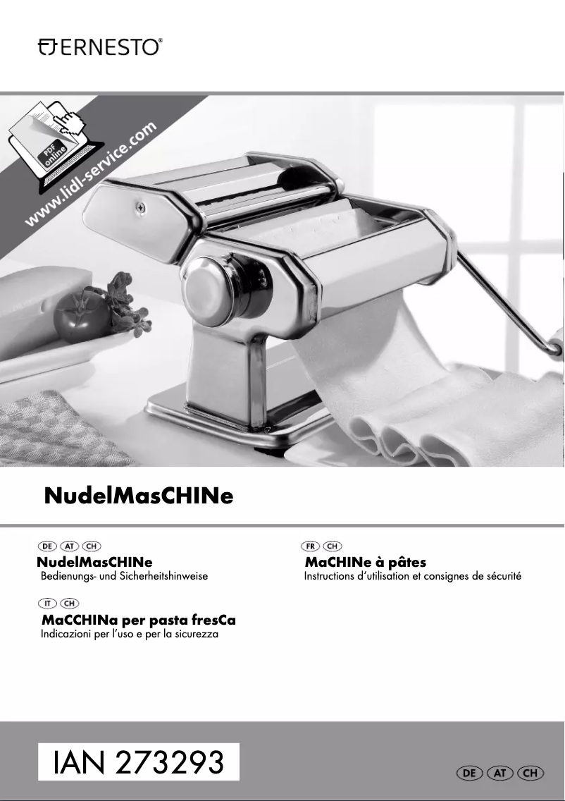 Image de la première page du manuel de l'appareil IAN 273293