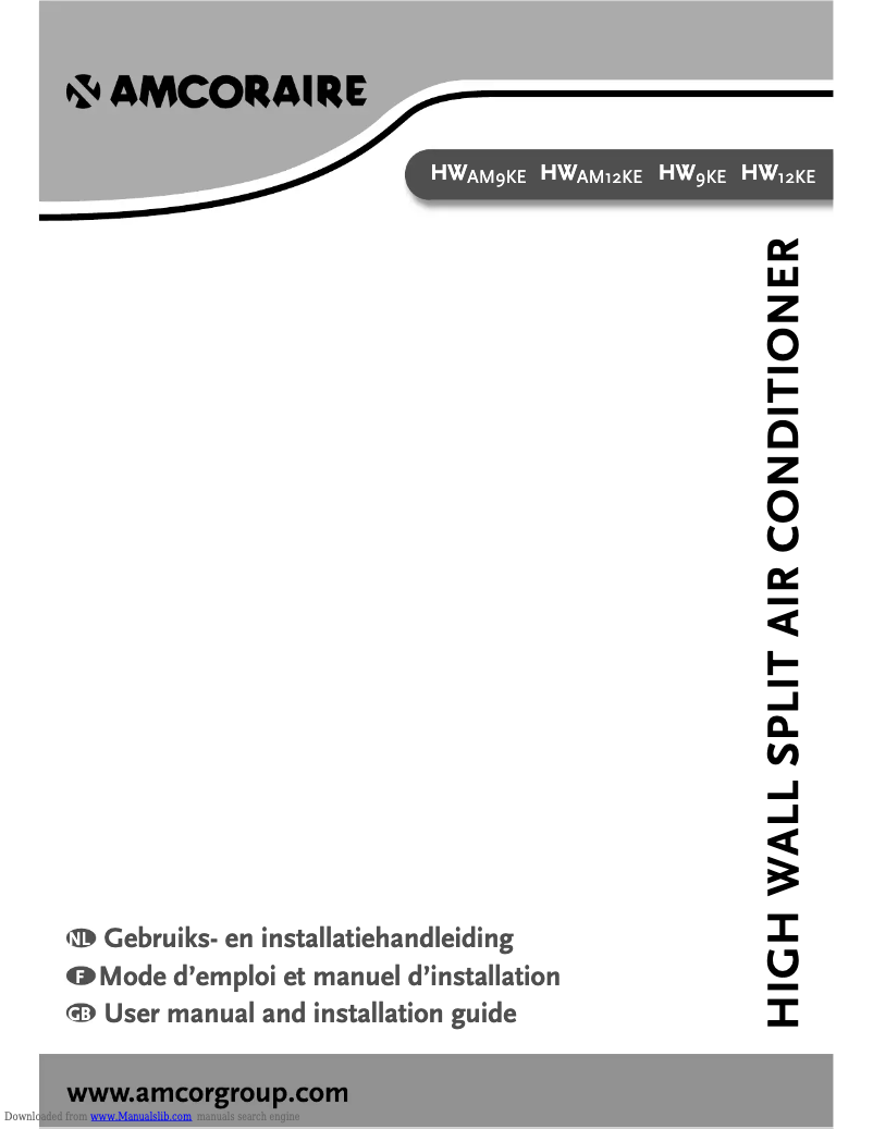 Imagen de la primera página del manual del dispositivo HWAM9KE