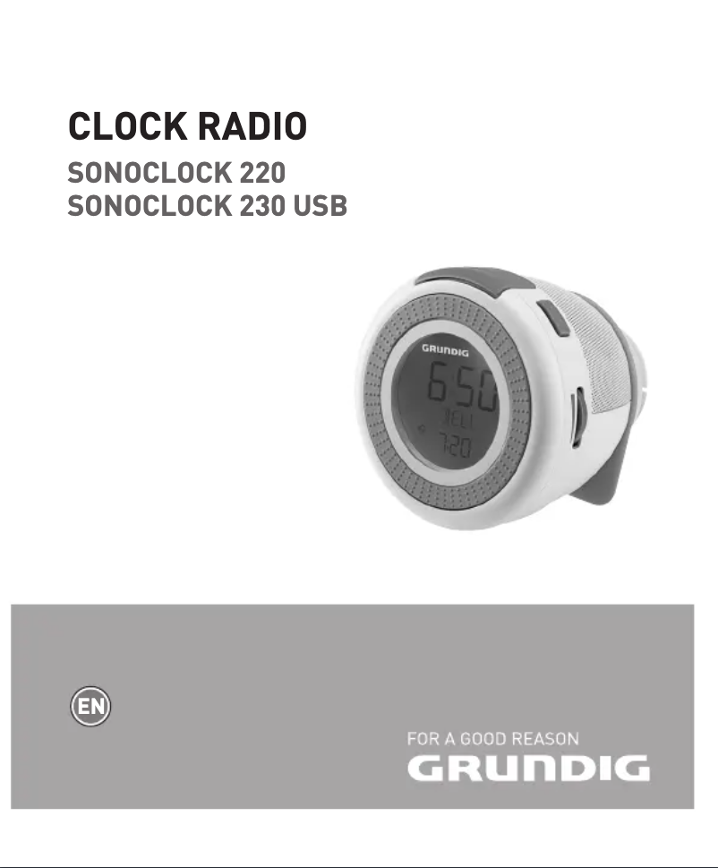 Página 1 del manual Manual de usuario Grundig Sonoclock 220