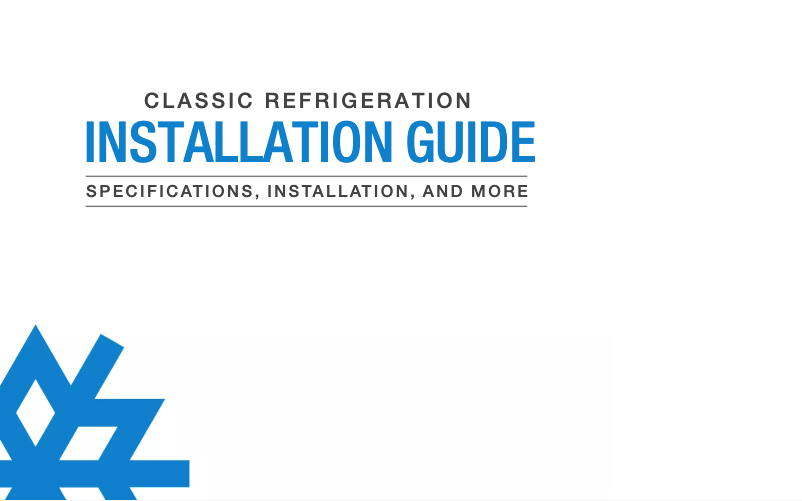 Page n°1 - Guide d'installation Sub-Zero BI-48S/S/TH