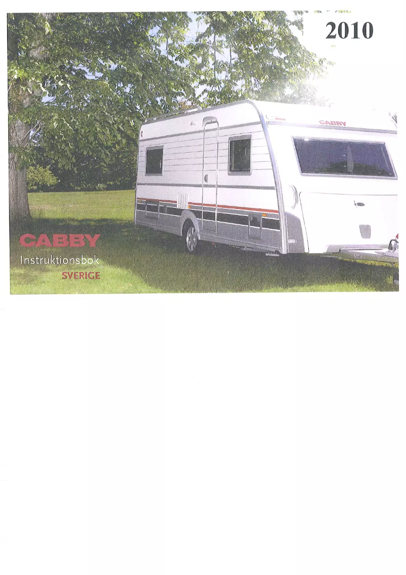 Page n°1 - Manuel utilisateur Cabby 2010