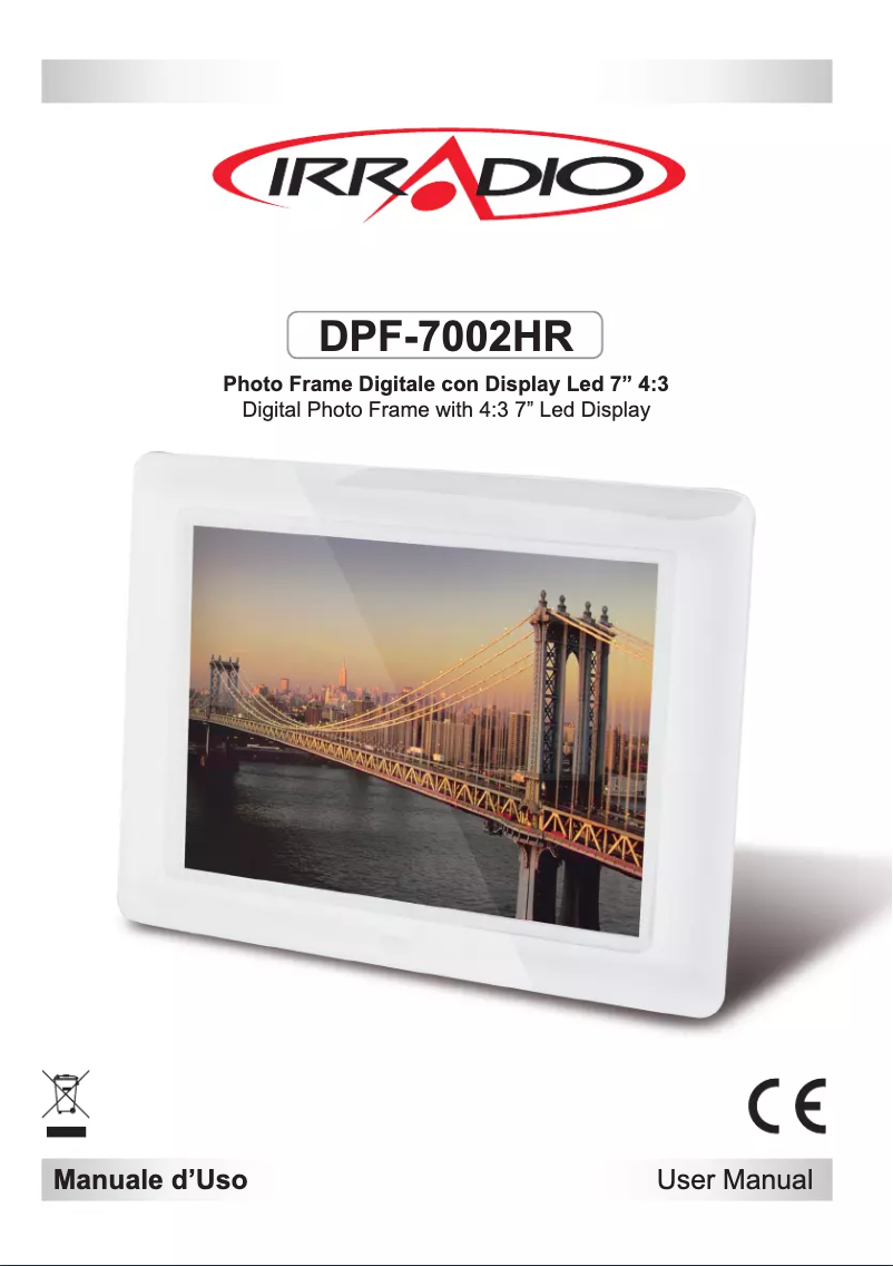 Image de la première page du manuel de l'appareil DPF-7002HR