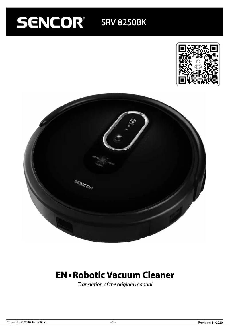 Image de la première page du manuel de l'appareil SRV 8250BK