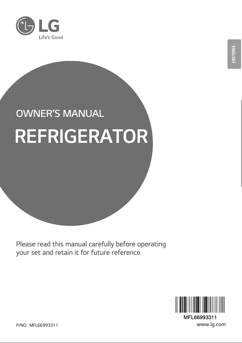 Image de la première page du manuel de l'appareil GL-B201ASOL