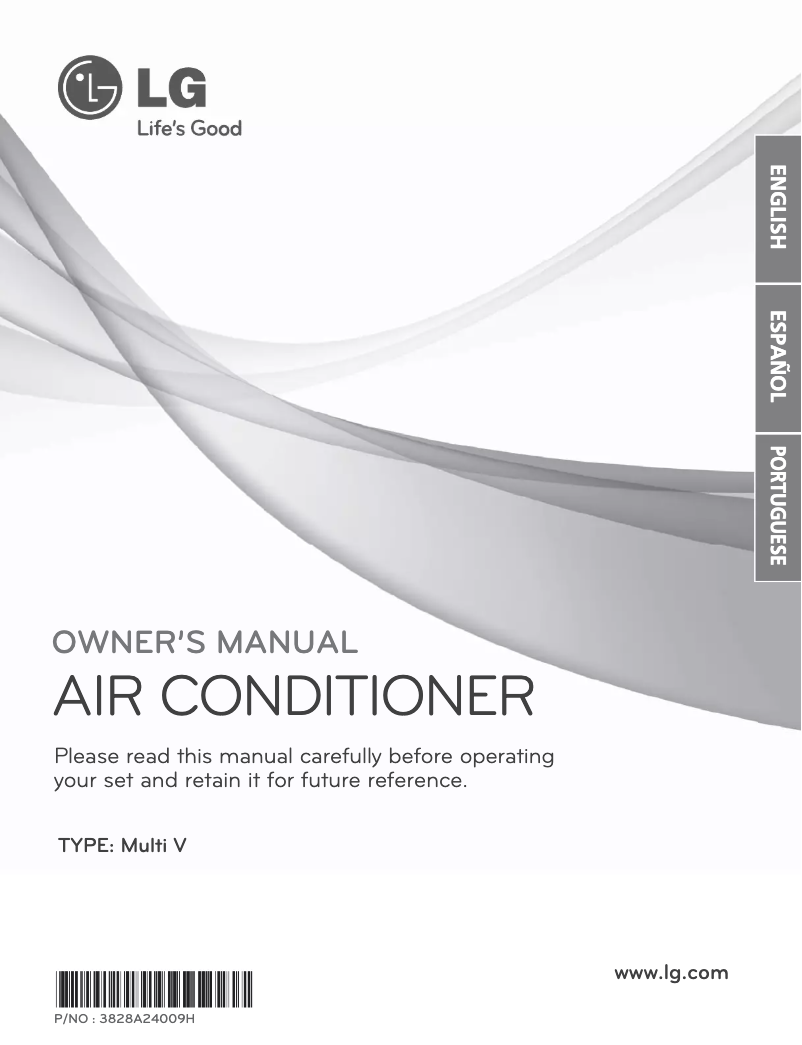 Page n°1 - Manuel utilisateur LG ARUN100LN3