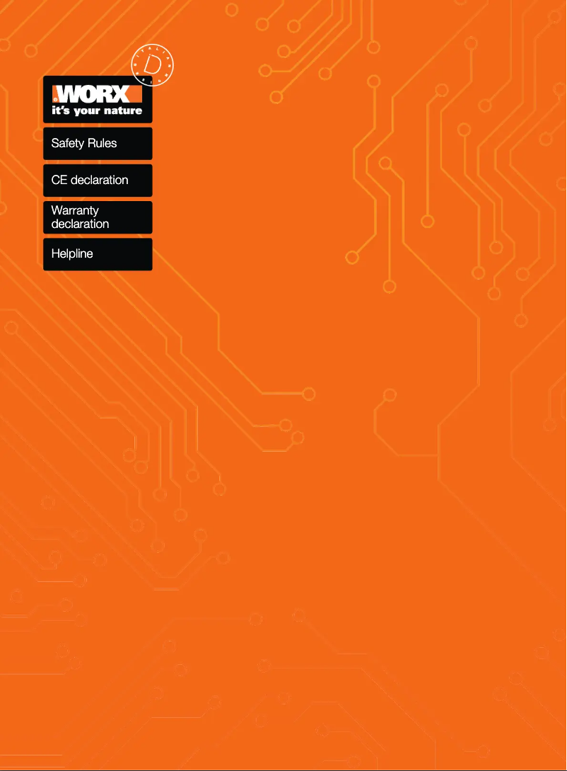 Page 1 de la notice Manuel utilisateur Worx Landroid 2000