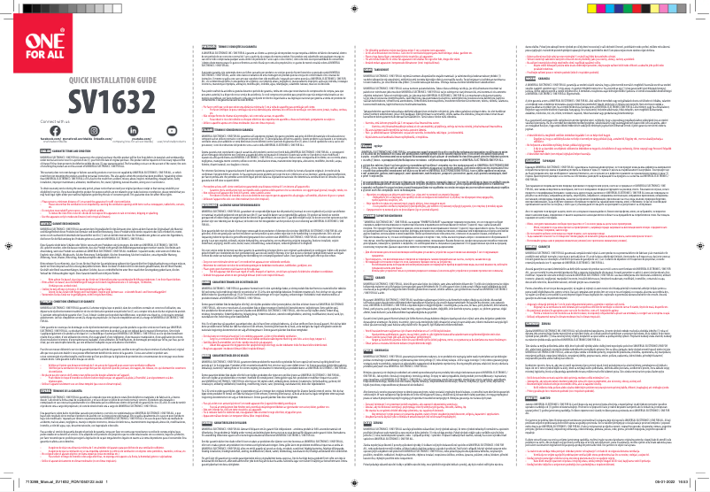 Image de la première page du manuel de l'appareil SV 1632