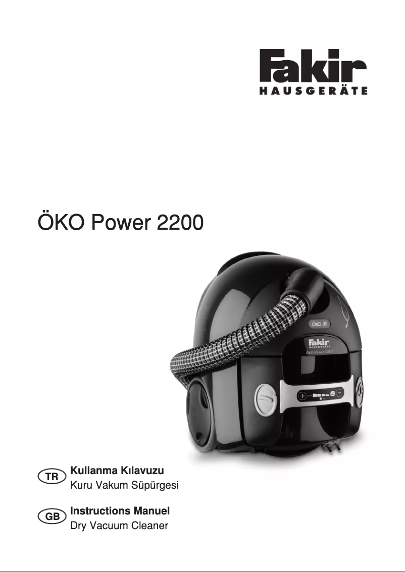 Image de la première page du manuel de l'appareil ÖKO Power 2200