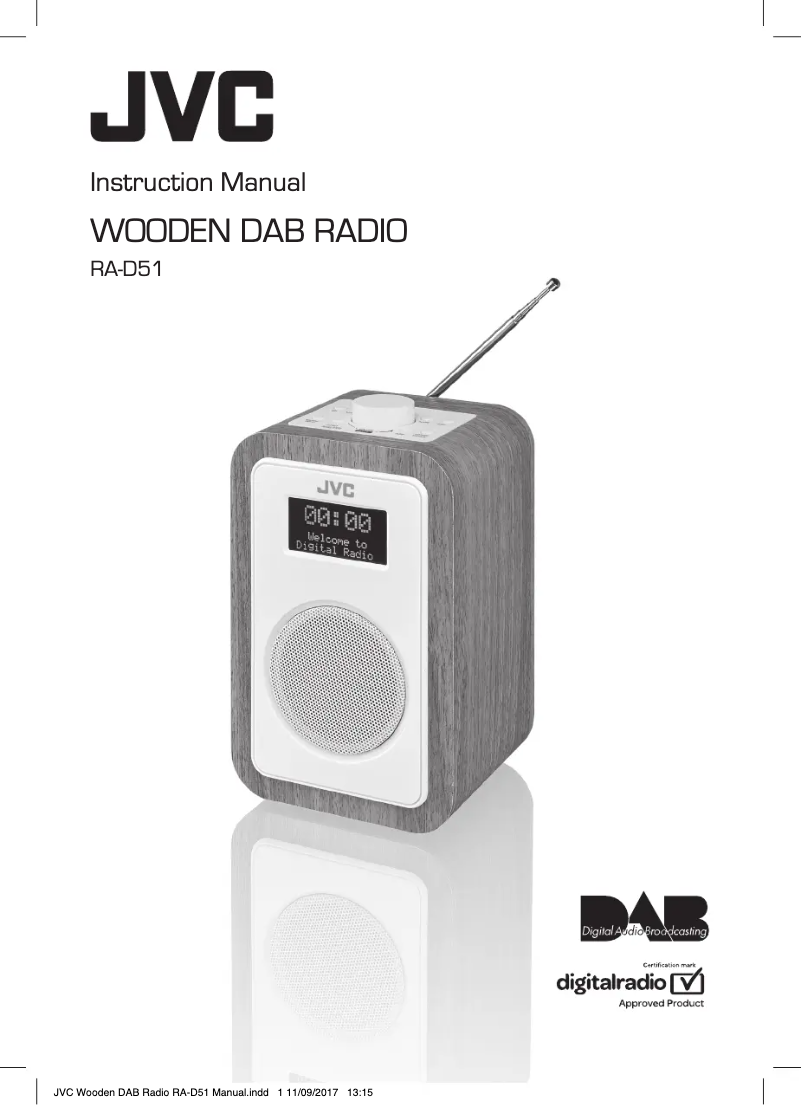 Page 1 de la notice Manuel utilisateur JVC RA-D51