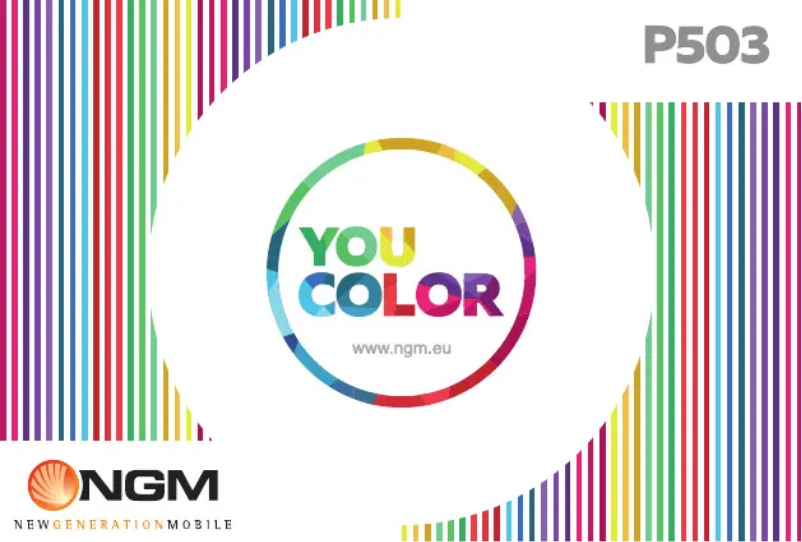 Page 1 de la notice Manuel utilisateur NGM-Mobile You Color P503