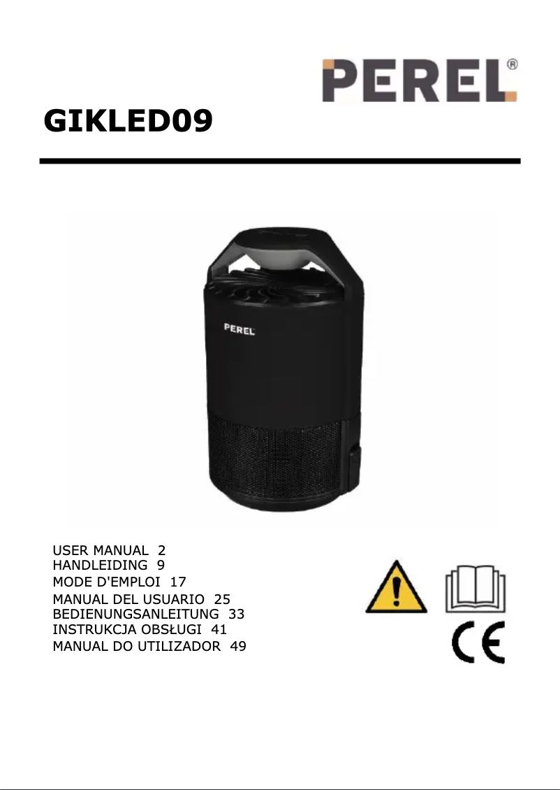 Image de la première page du manuel de l'appareil GIKLED09