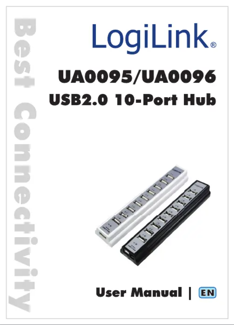 Page 1 de la notice Manuel utilisateur LogiLink UA0096