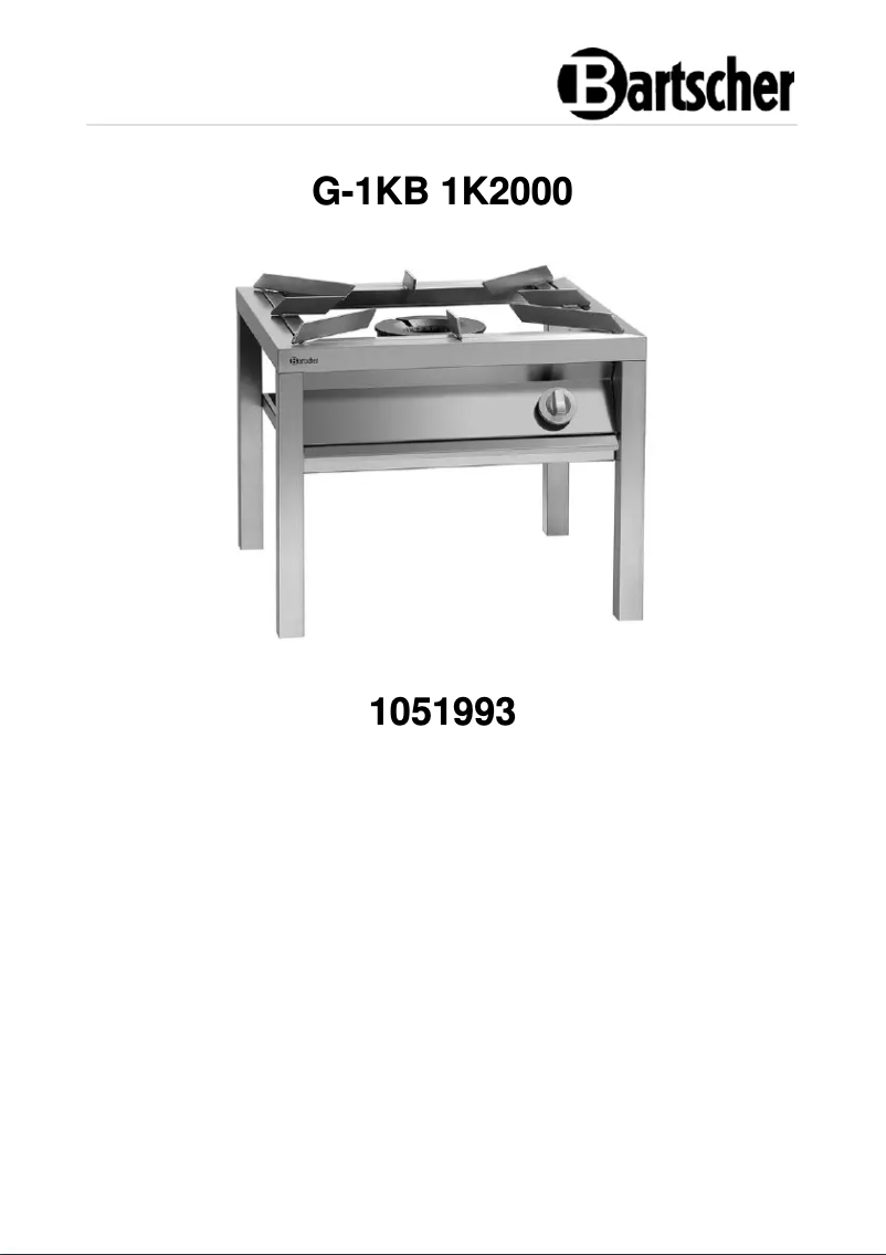 Image de la première page du manuel de l'appareil G-1KB 1K2000