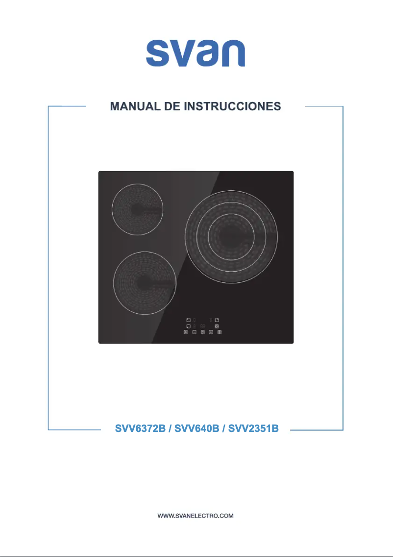 Page 1 de la notice Manuel utilisateur SVAN SVV640B