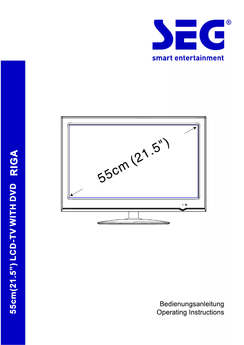 Page 1 de la notice Manuel utilisateur SEG Riga