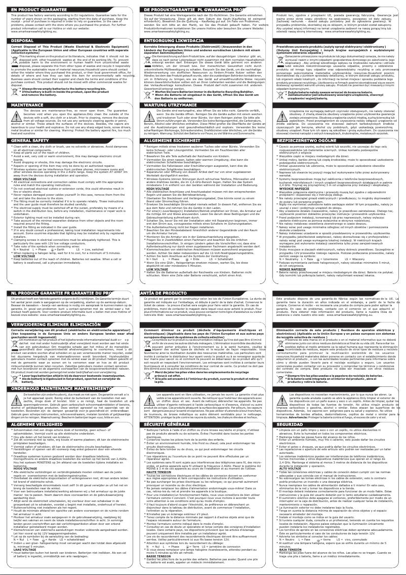 Page 1 de la notice Manuel utilisateur Smartwares RM144F