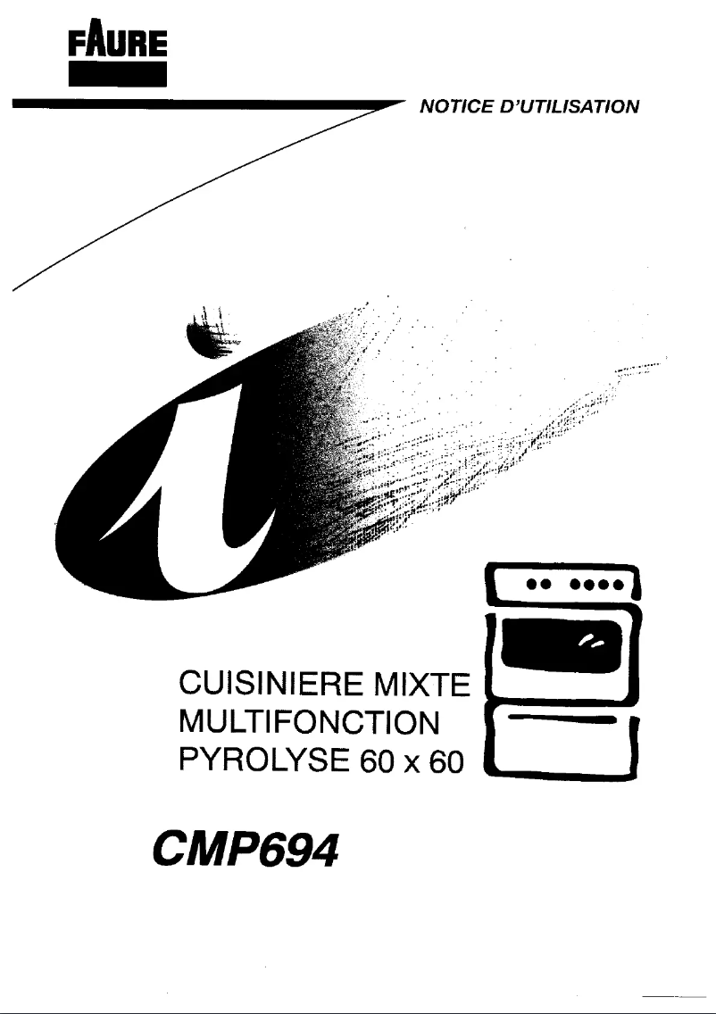 Page n°1 - Manuel utilisateur Faure CMP694W