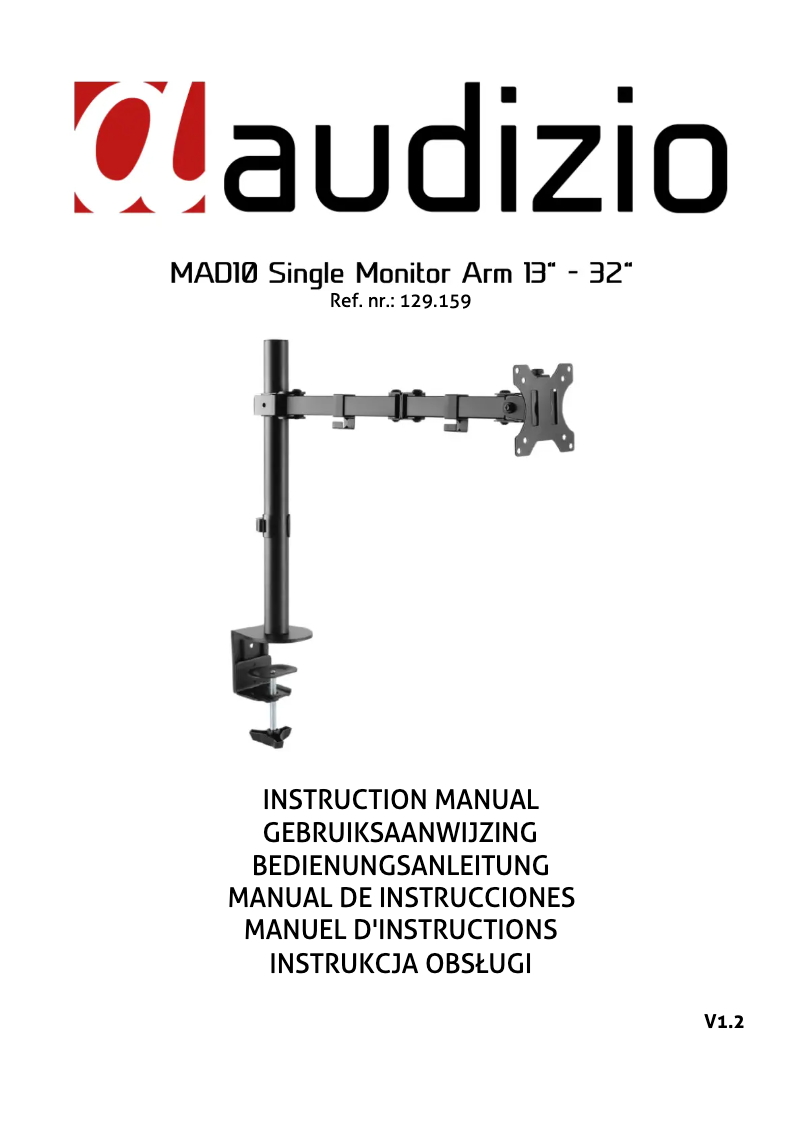 Page 1 de la notice Manuel utilisateur Audizio MAD10