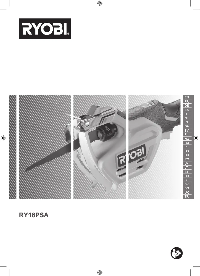 Page 1 de la notice Manuel utilisateur RYOBI One+ RY18PSA