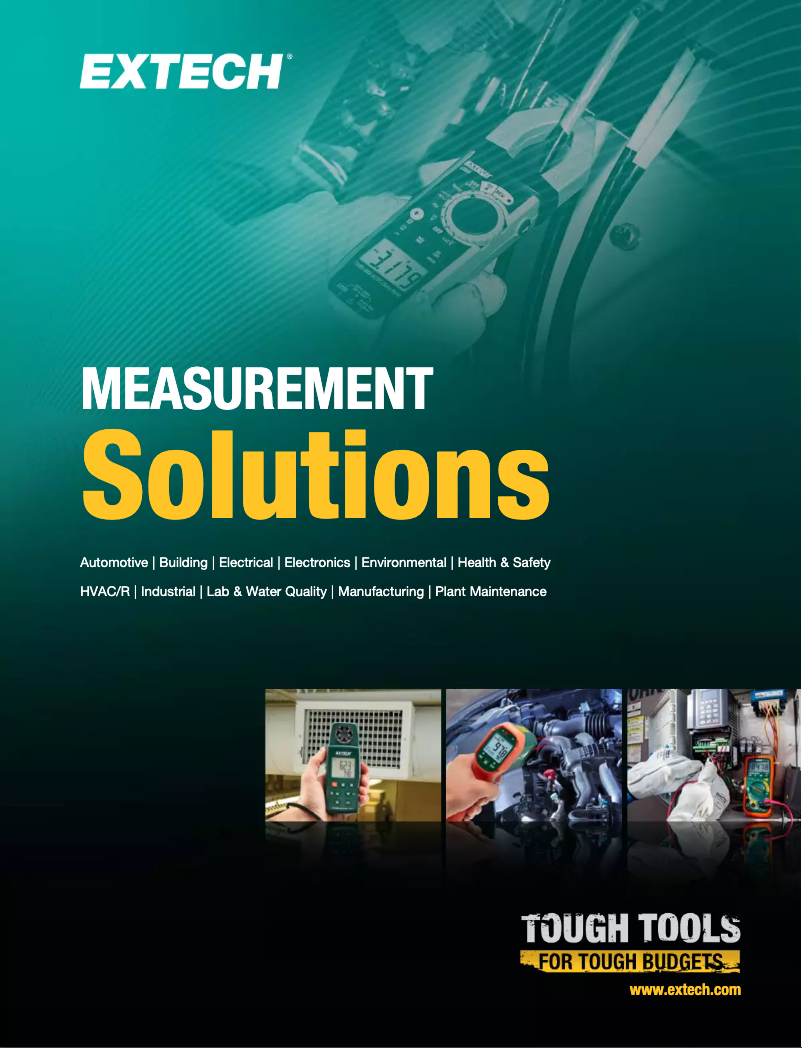 Page 1 of the manual Brochure Extech 382280