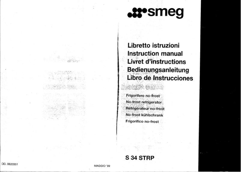 Page 1 de la notice Manuel utilisateur Smeg FA326