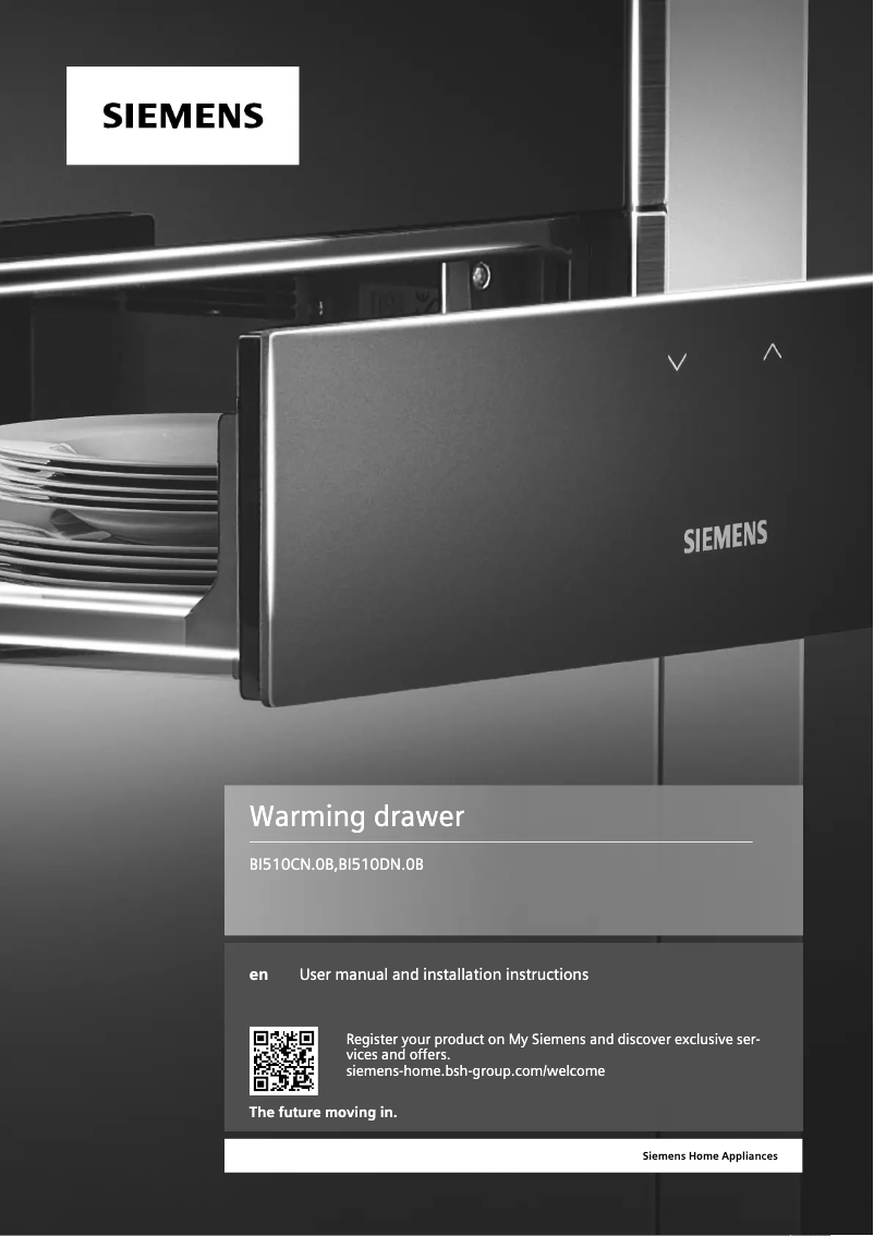 Page n°1 - Guide d'installation Siemens BI510CNR0B