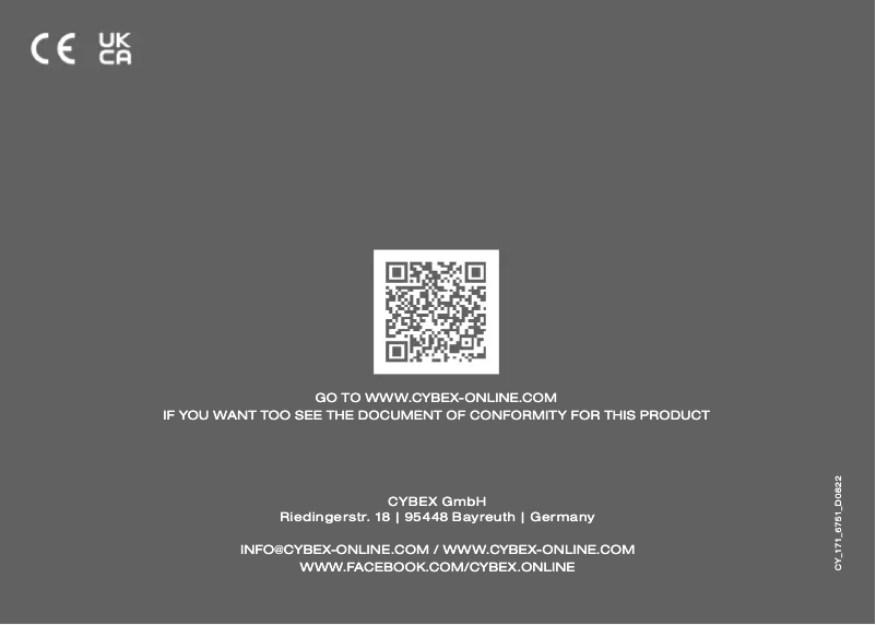 Page 1 de la notice Manuel utilisateur Cybex Anoris T i-Size