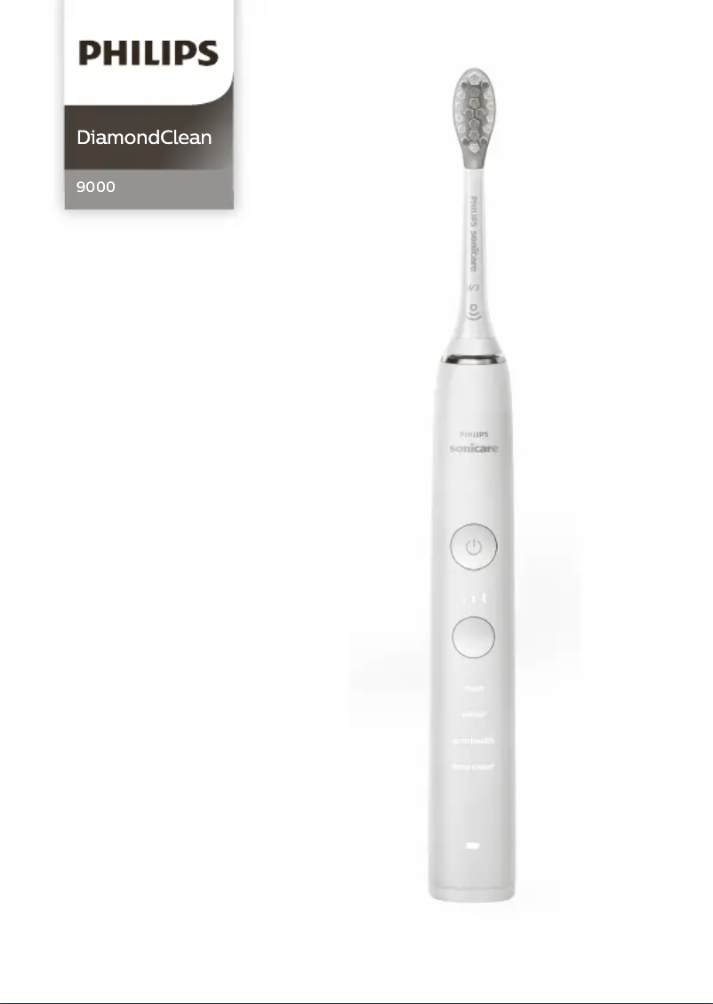 Page 1 de la notice Manuel utilisateur Philips Sonicare DiamondClean Smart HX9944