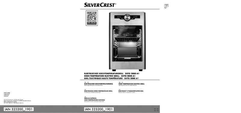 Page n°1 - Manuel utilisateur SilverCrest SHTG 2000 A1