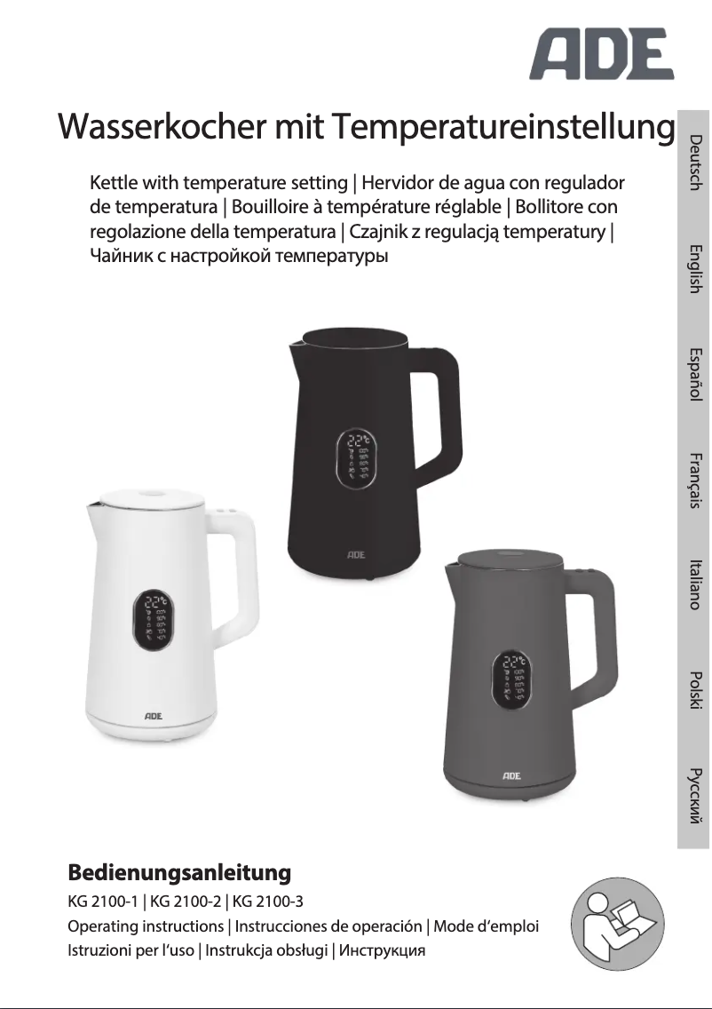 Page 1 de la notice Manuel utilisateur ADE KG 2100-1