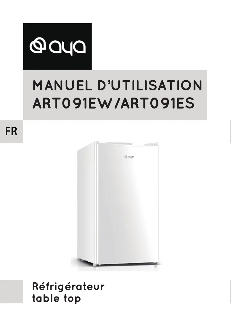 Page n°1 - Manuel utilisateur AYA ART091ES