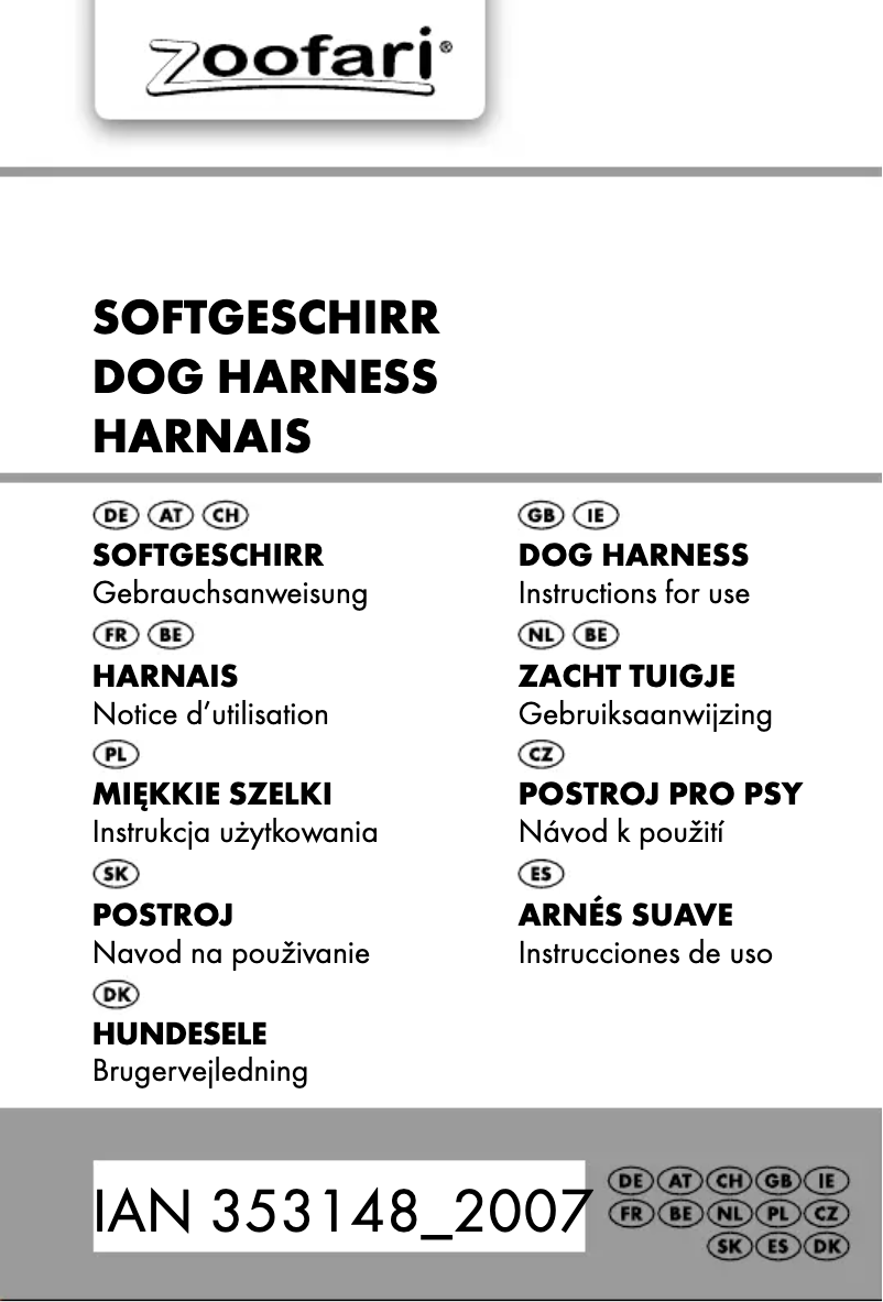 Page 1 de la notice Manuel utilisateur Zoofari IAN 353148
