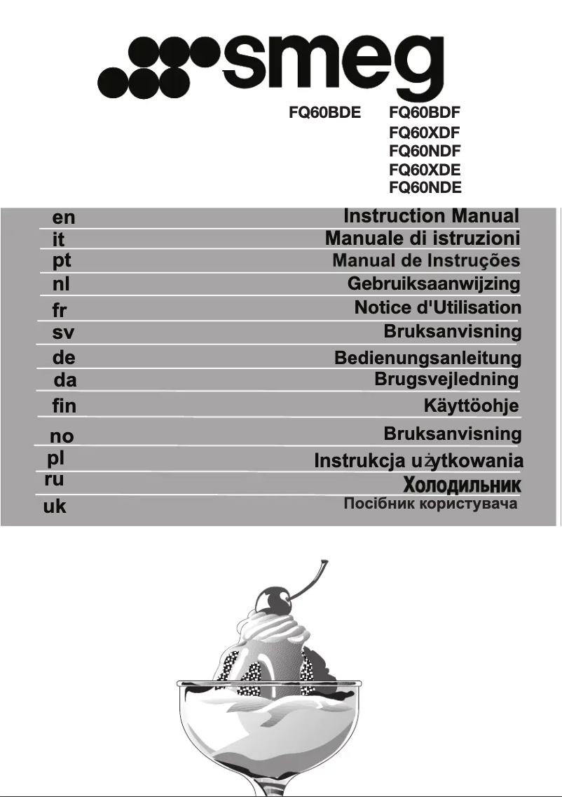 Image de la première page du manuel de l'appareil FQ60NDE
