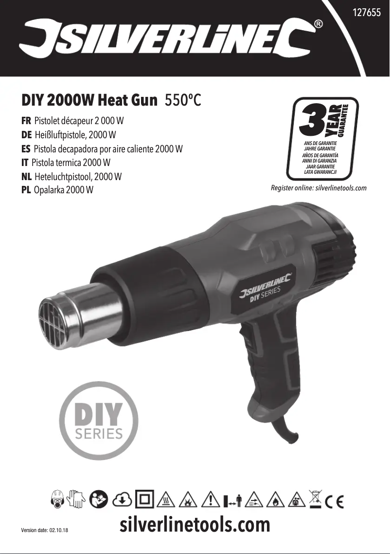 Page n°1 - Manuel utilisateur Silverline 127655