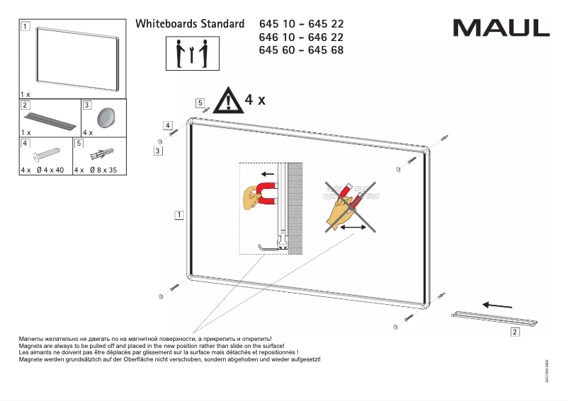 Page n°1 - Manuel utilisateur MAUL 6454284