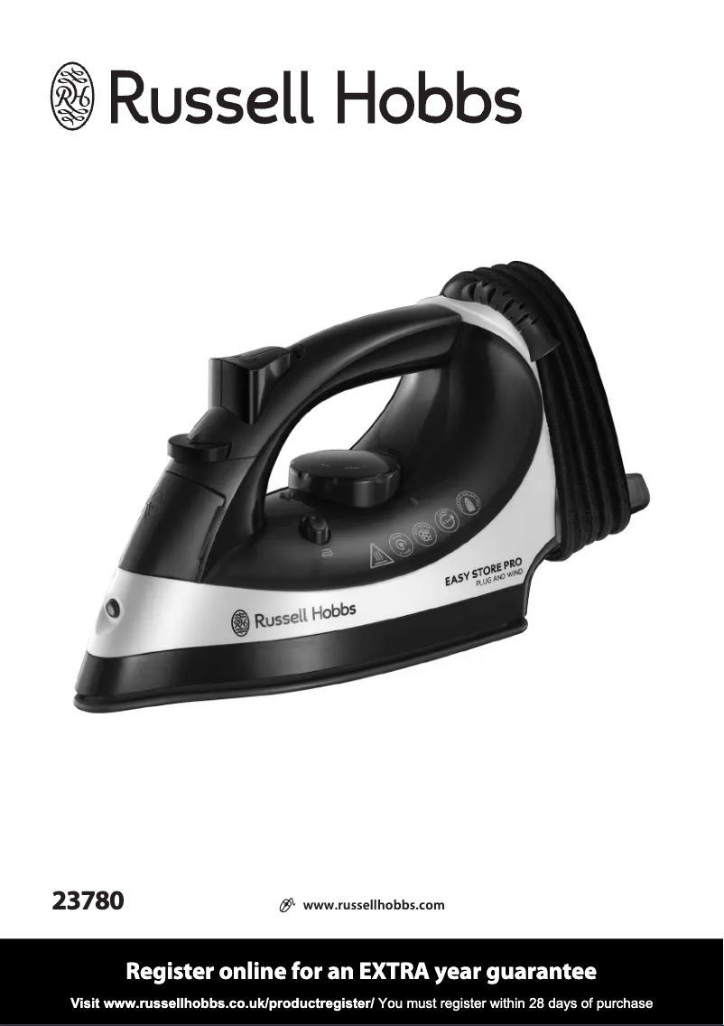 Page 1 de la notice Manuel utilisateur Russell Hobbs Easy Store Pro 23780