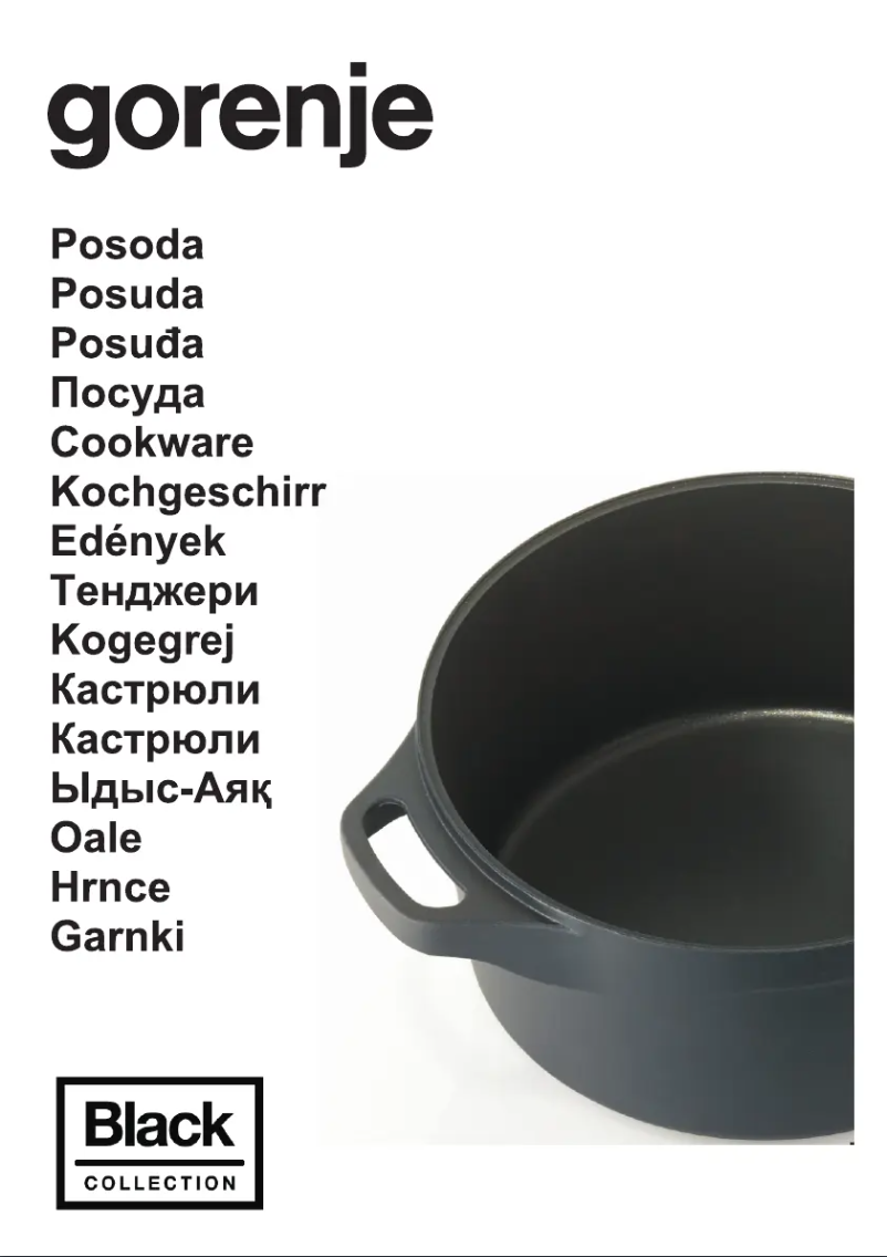 Page n°1 - Manuel utilisateur Gorenje CWAL28PBK