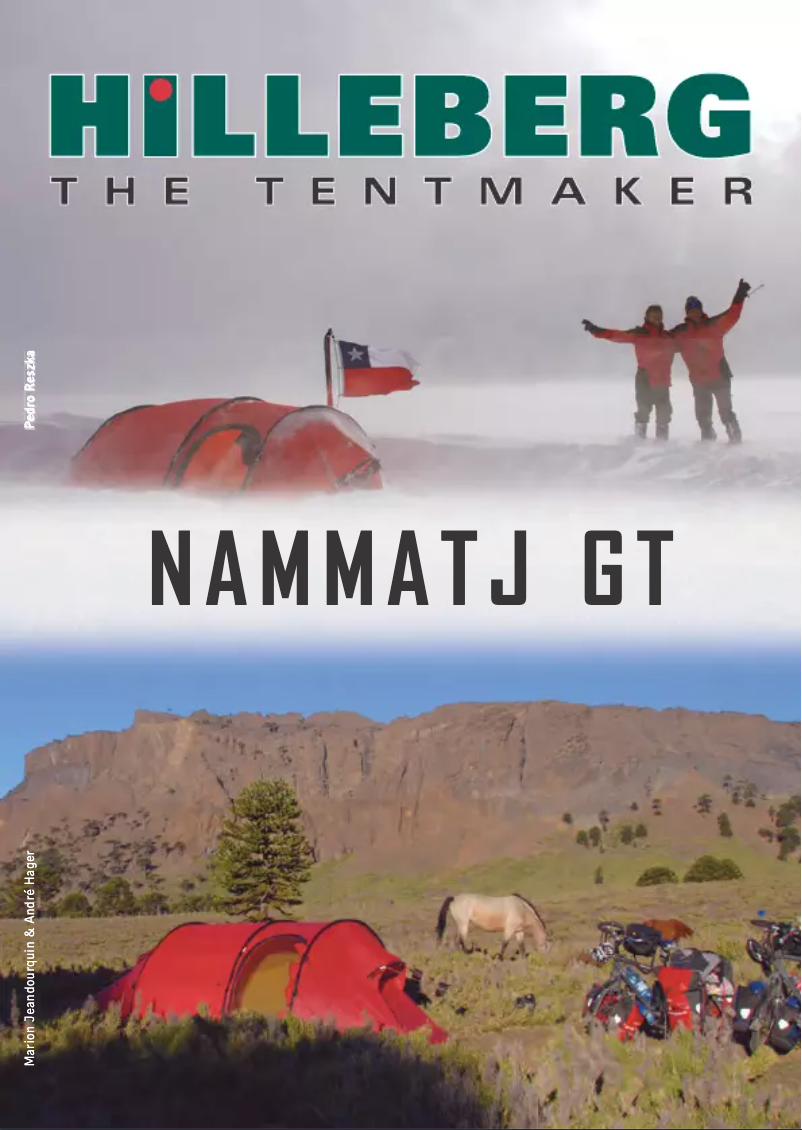 Page n°1 - Manuel utilisateur Hilleberg Nammatj