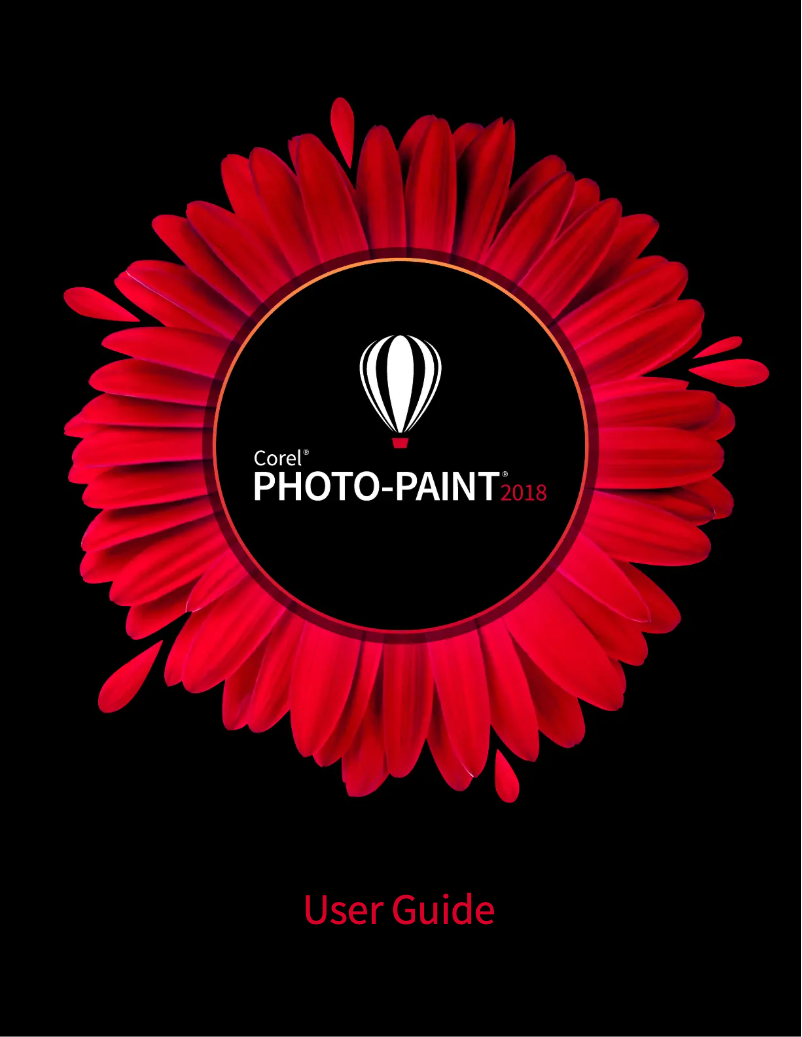 Page n°1 - Manuel utilisateur Corel Photo-Paint 2018