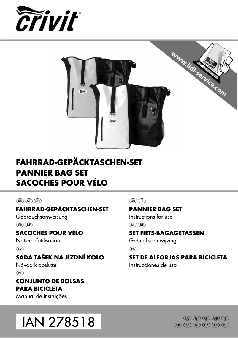 Página 1 del manual Manual de usuario Crivit IAN 278518