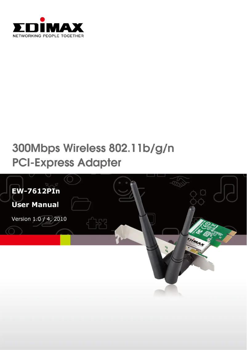 Page n°1 - Manuel utilisateur Edimax EW-7612PIn
