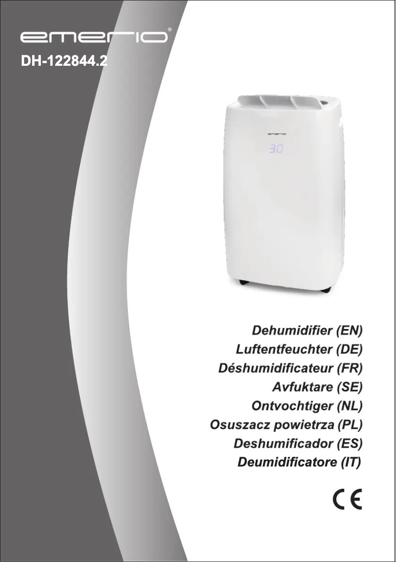 Page 1 de la notice Manuel utilisateur Emerio DH-122844.2