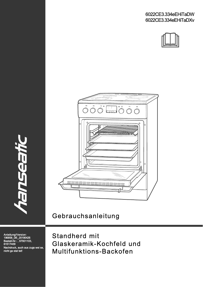 Page n°1 - Manuel utilisateur Hanseatic 6022CE3.334eEHiTaDW