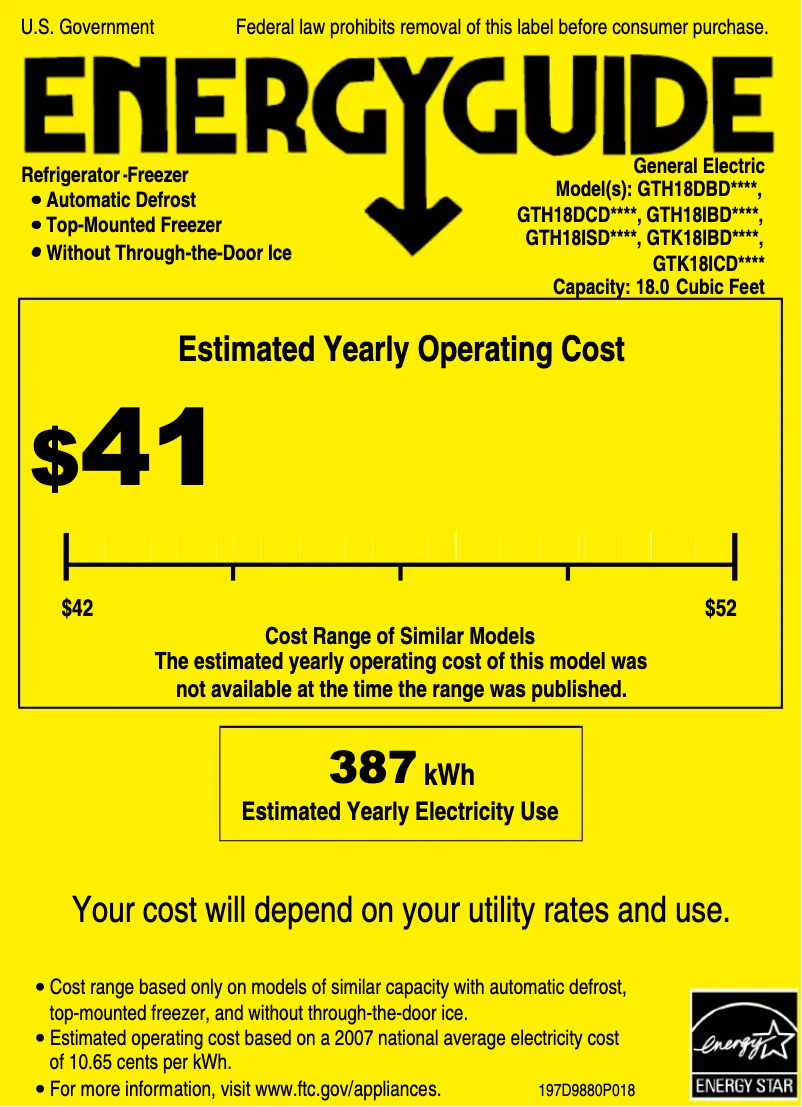 First page image of the manual for GTH18DBDBB