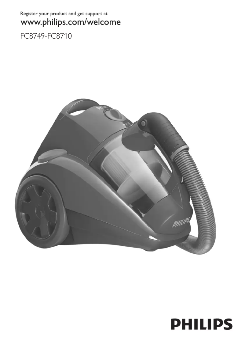 Página 1 del manual Manual de usuario Philips EasyClean FC8712